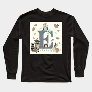 E is for...... personalised children’s gifts Long Sleeve T-Shirt